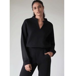 EUC Leze The Label Athena Sweater Black Medium